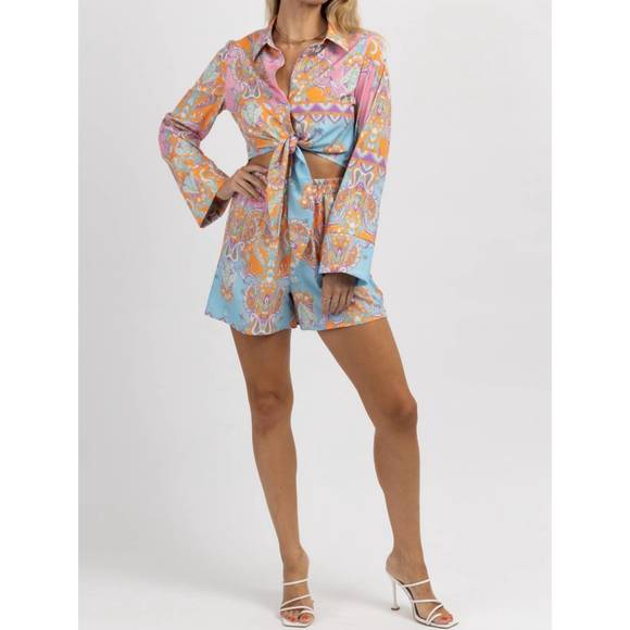 Set Short Und Bluse